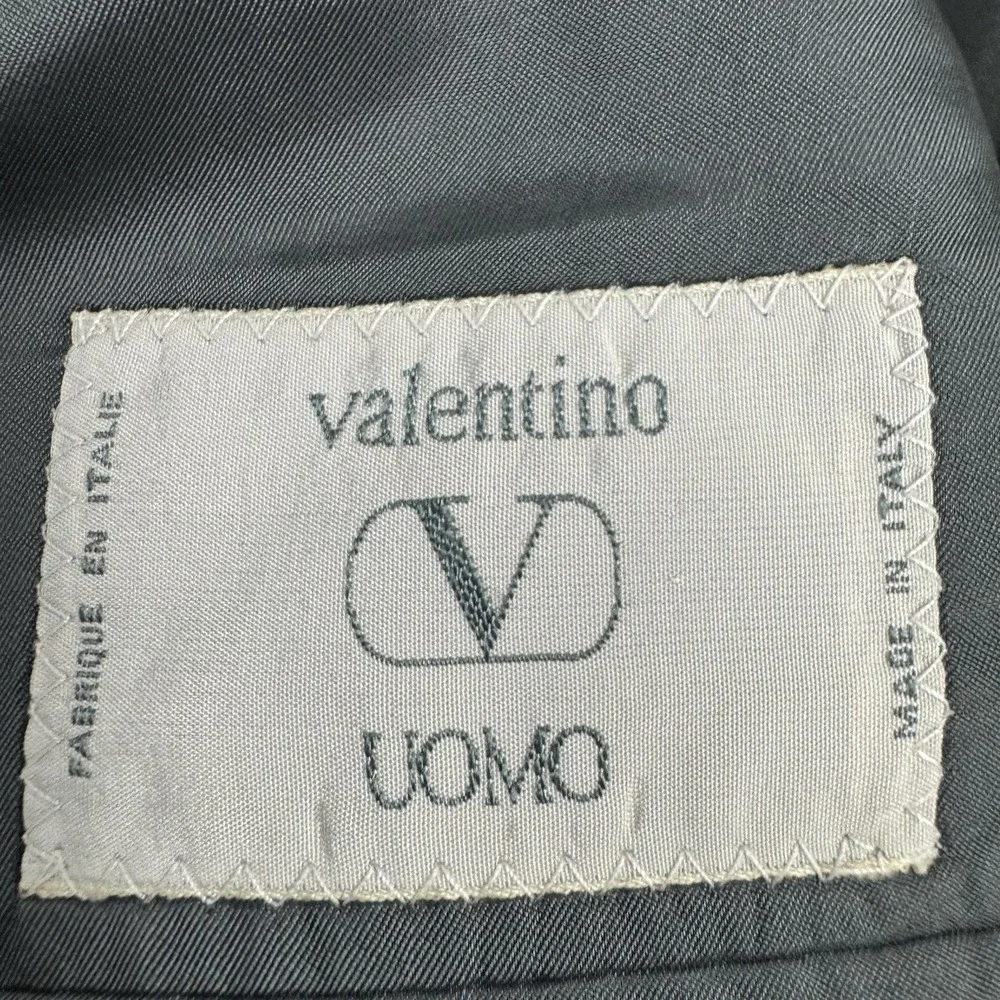 Valentino Uomo Wool Blue Gray Italy‎  US 40L